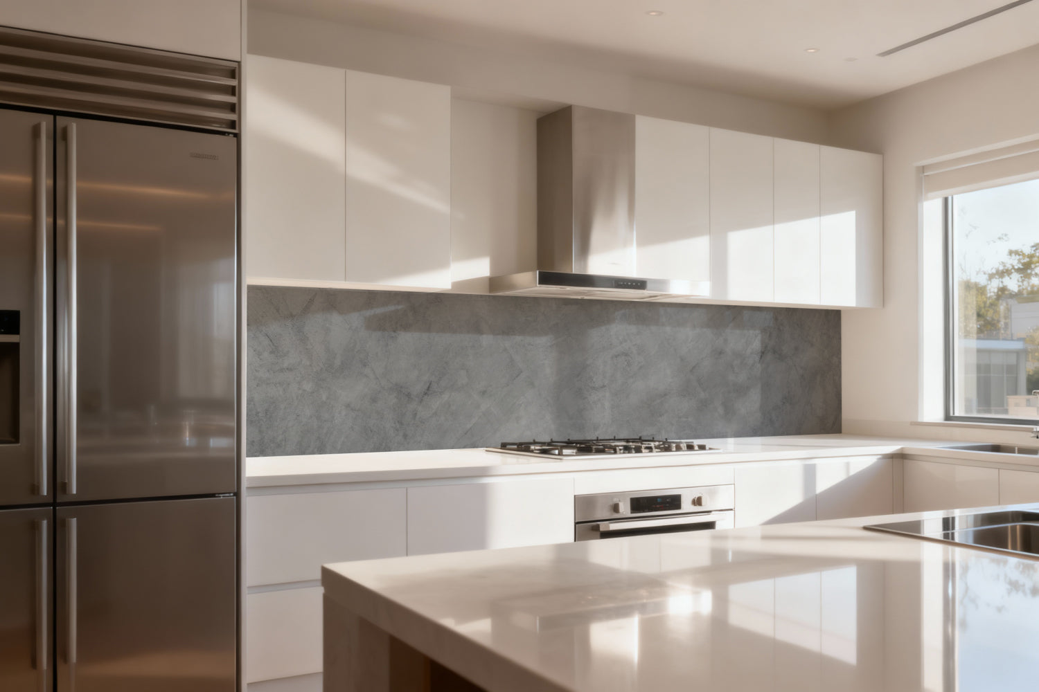 Küchenrückwand Betonoptik