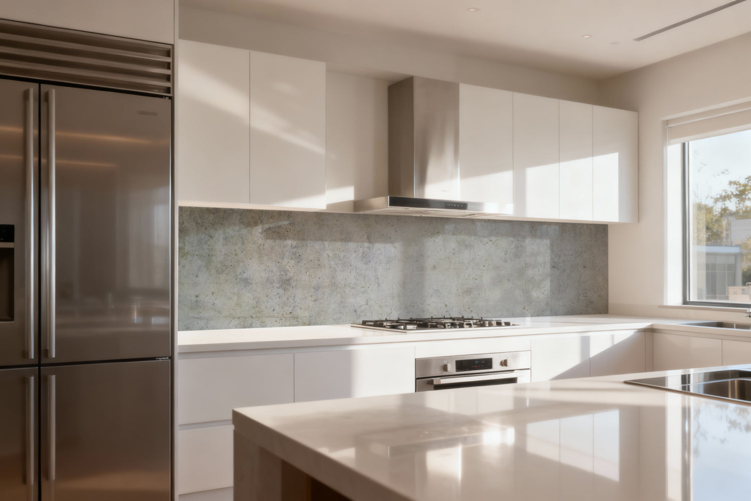 Küchenrückwand Betonoptik