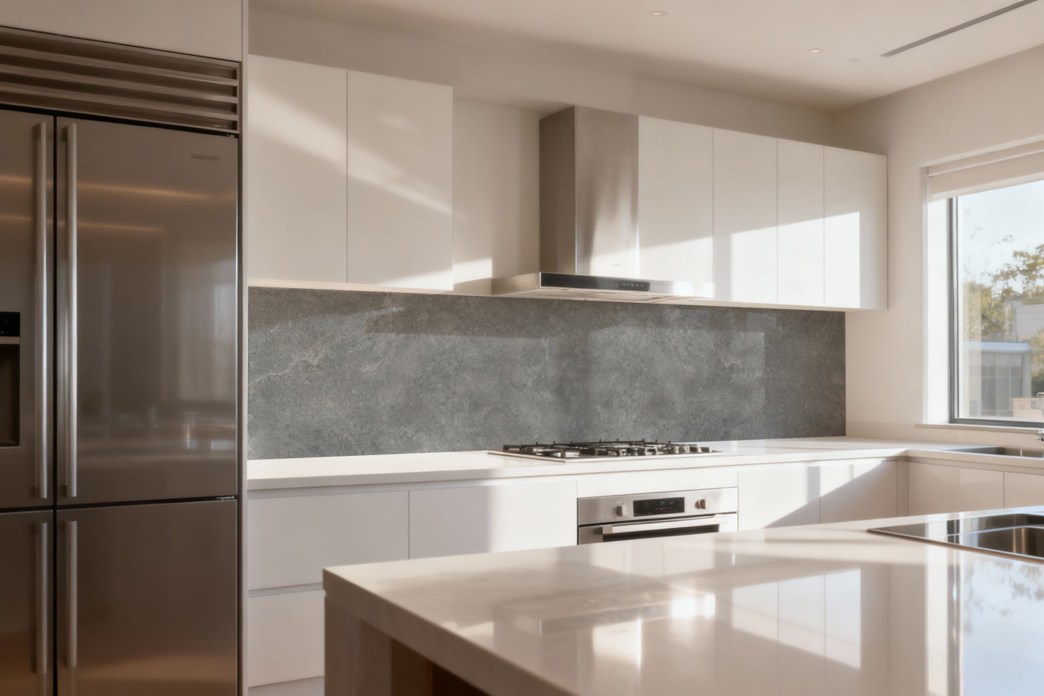 Küchenrückwand Betonoptik