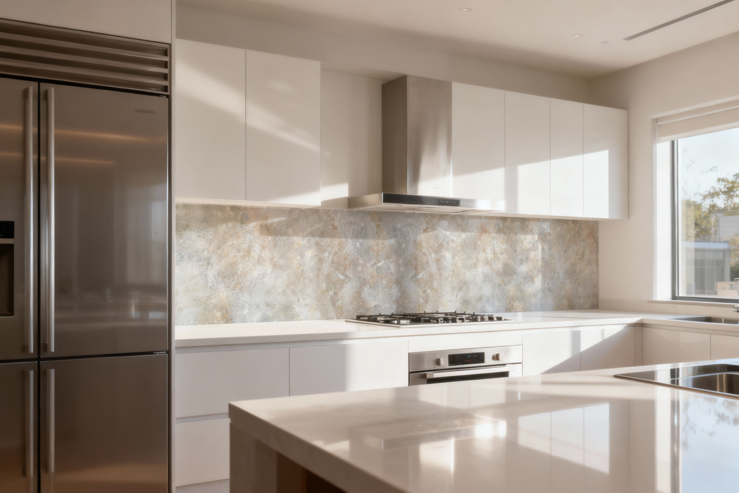 Küchenrückwand Betonoptik