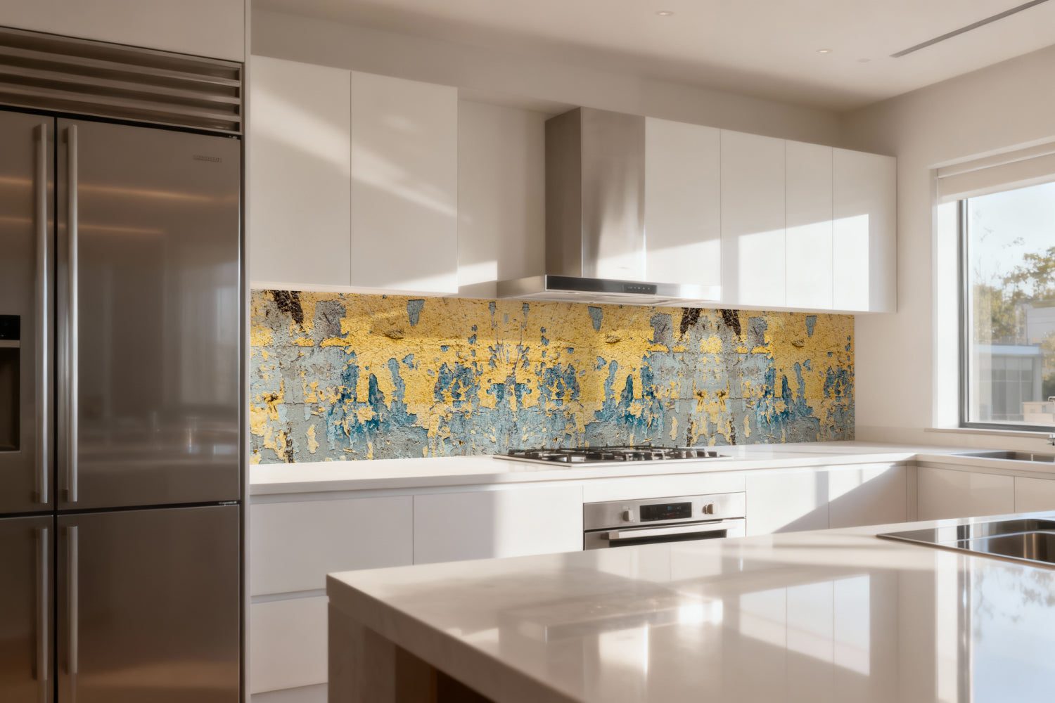 Küchenrückwand Betonoptik