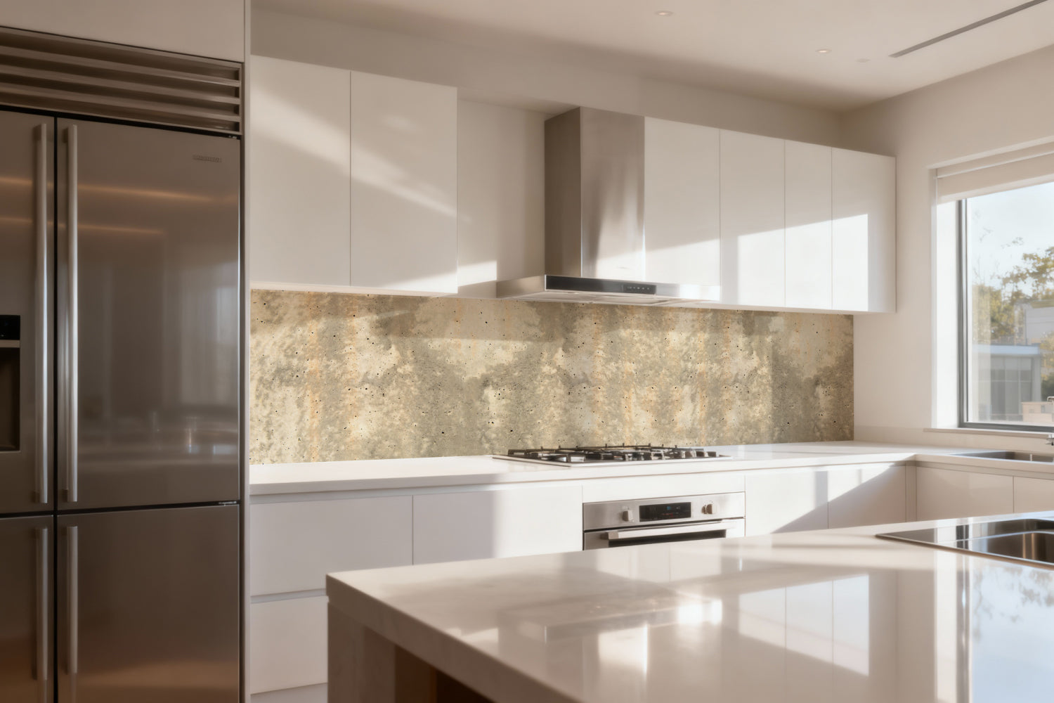 Küchenrückwand Betonoptik