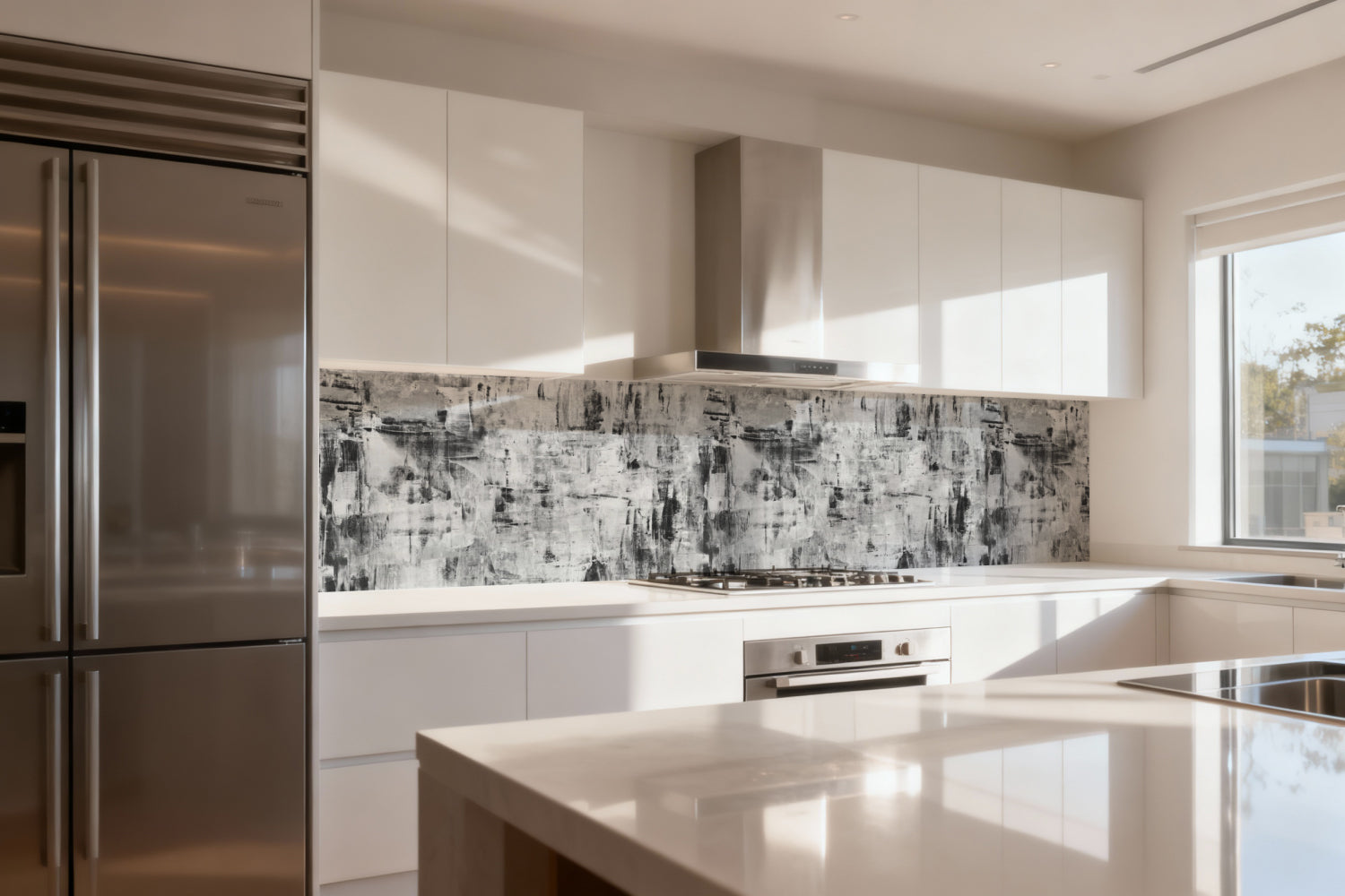 Küchenrückwand Betonoptik