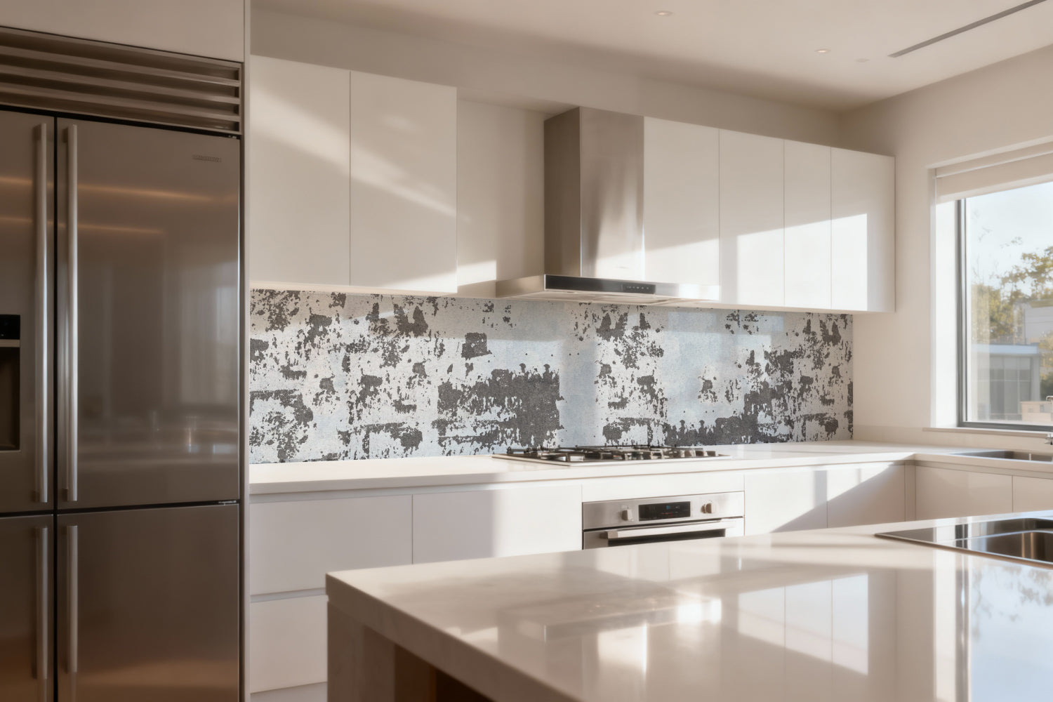 Küchenrückwand Betonoptik