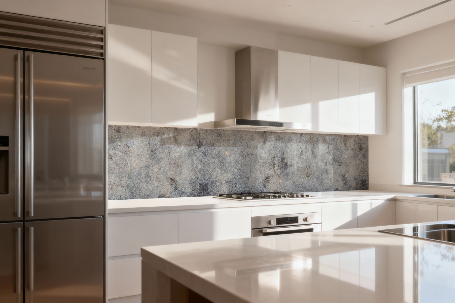 Küchenrückwand Betonoptik