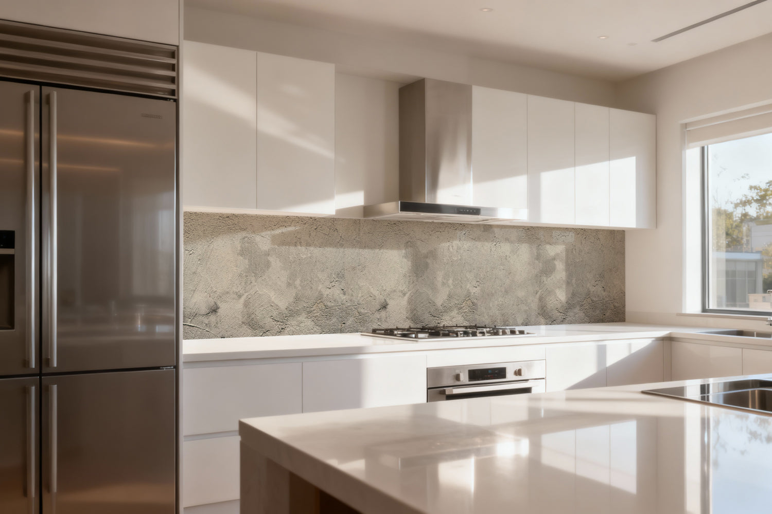 Küchenrückwand Betonoptik