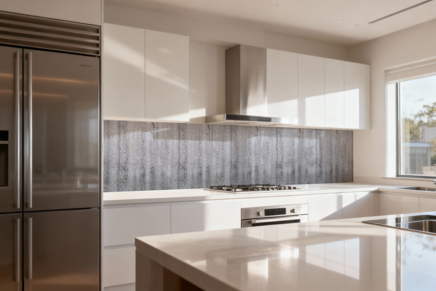 Küchenrückwand Betonoptik