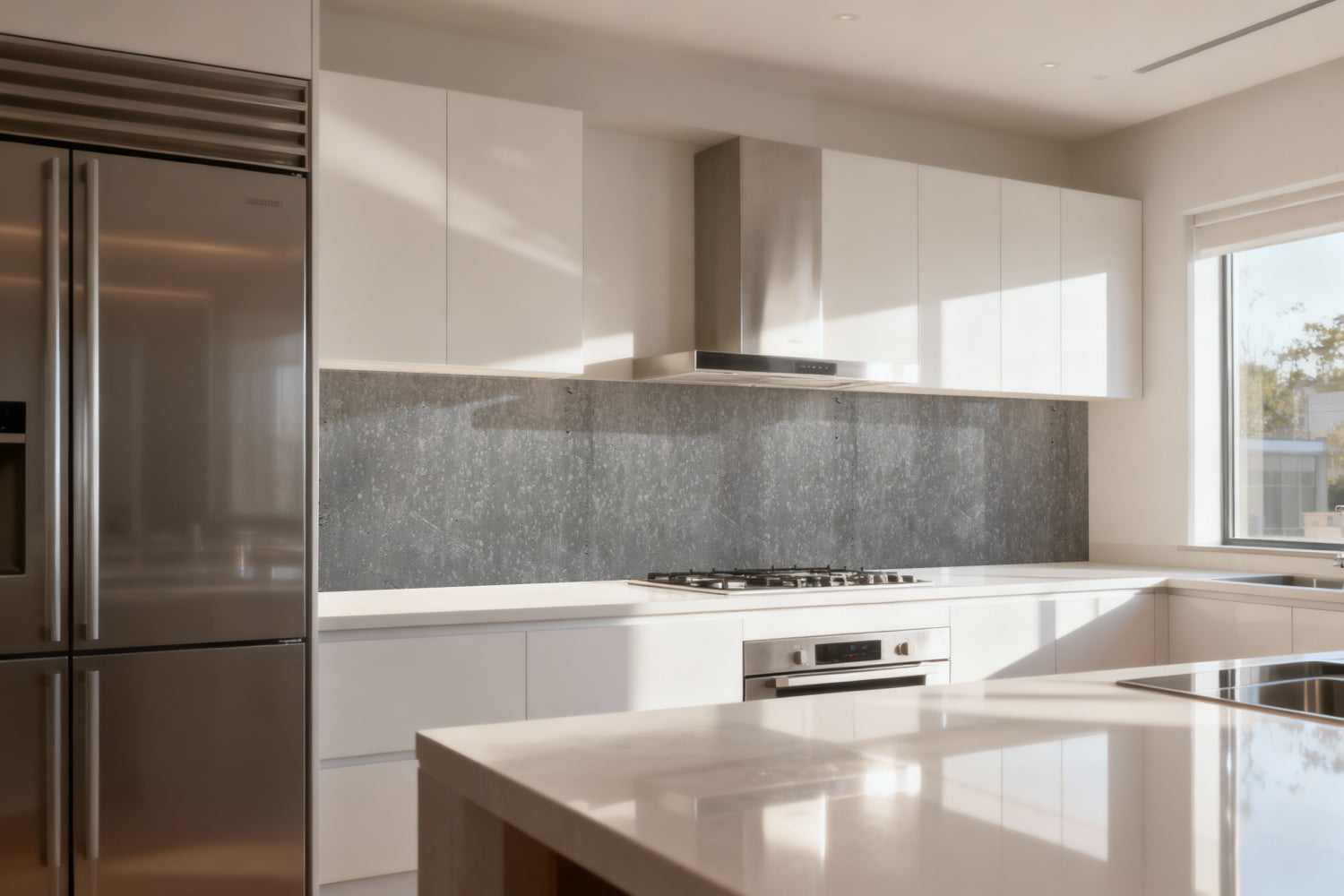 Küchenrückwand Betonoptik