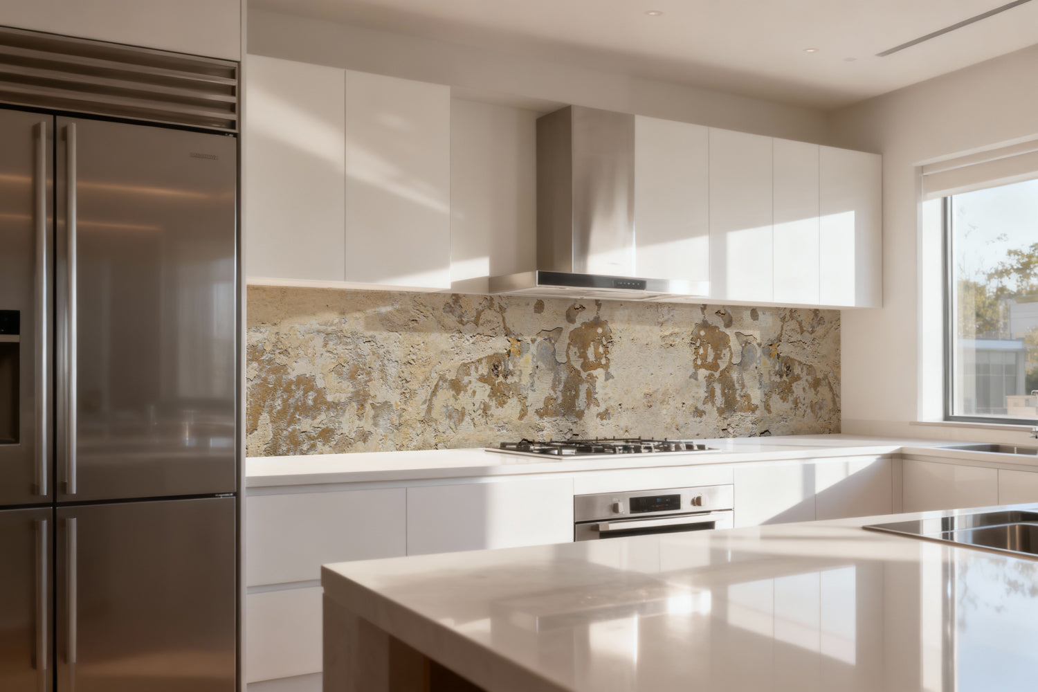 Küchenrückwand Betonoptik