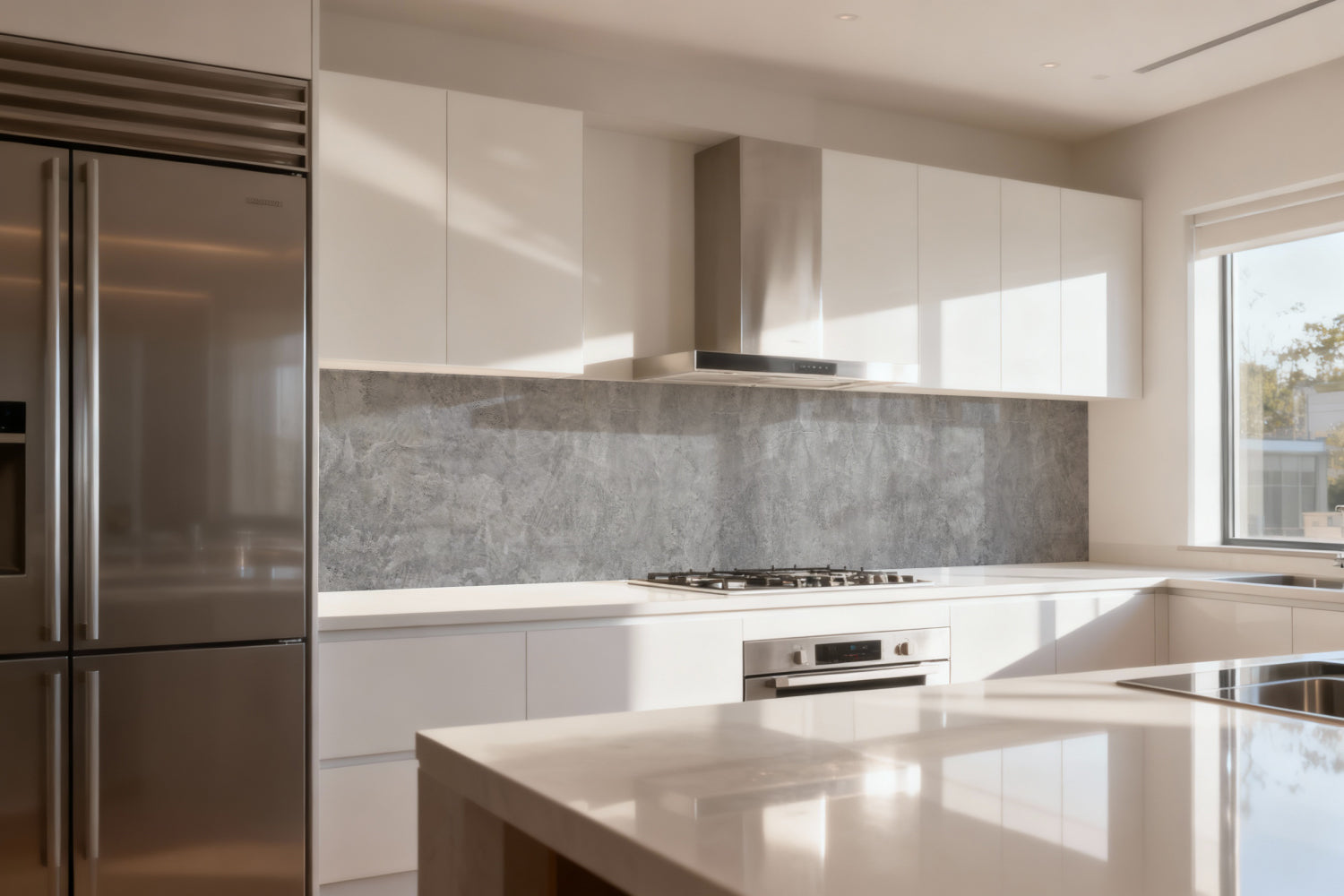 Küchenrückwand Betonoptik