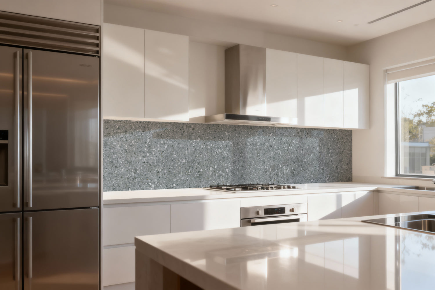 Küchenrückwand Betonoptik