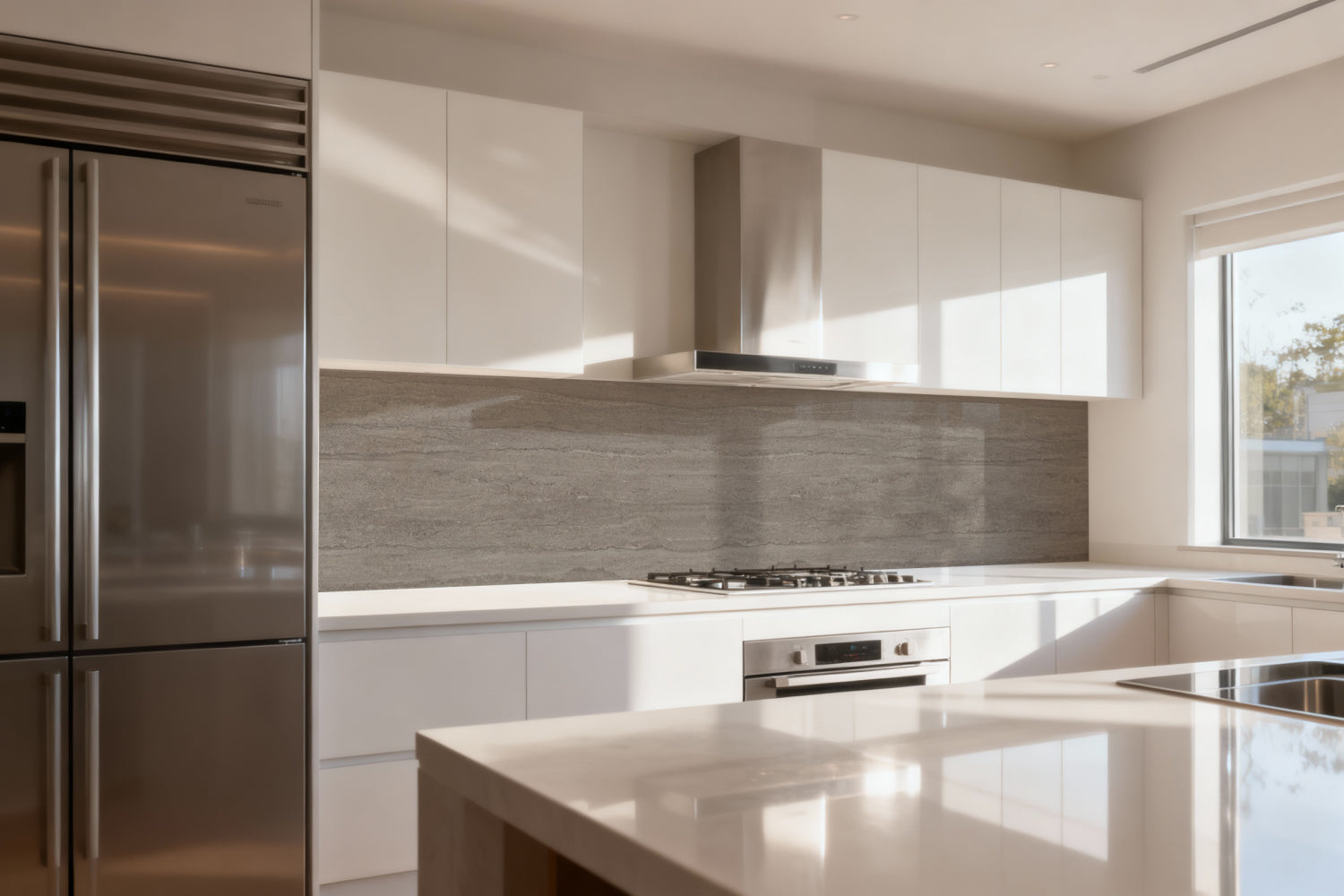 Küchenrückwand Betonoptik