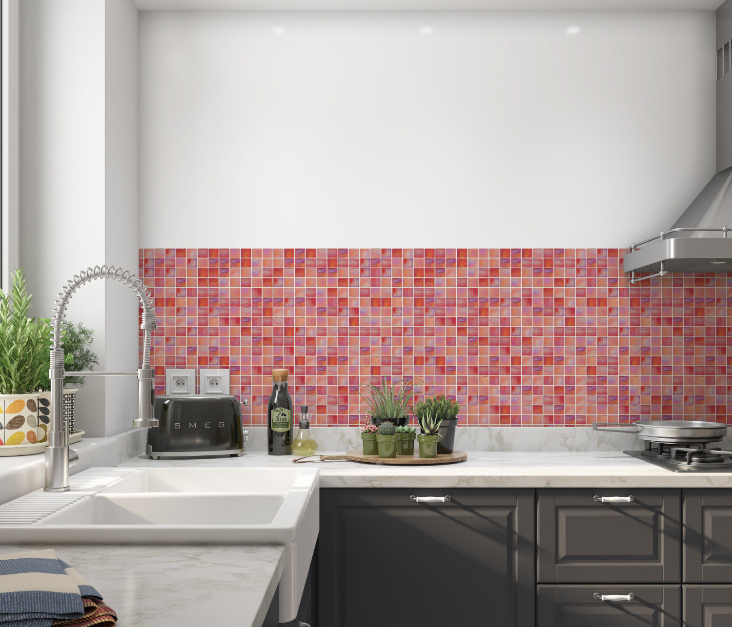 Küchenrückwand Fliesenoptik