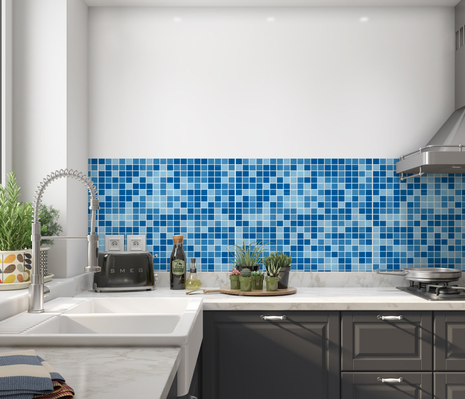 Küchenrückwand Fliesenoptik