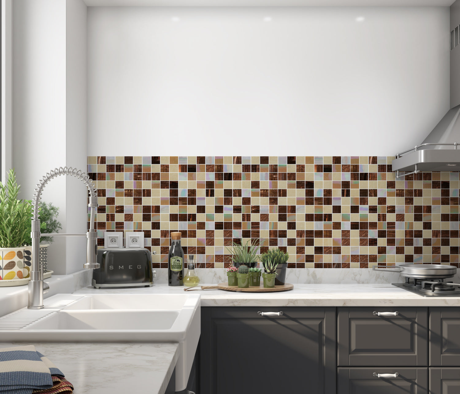 Küchenrückwand Fliesenoptik