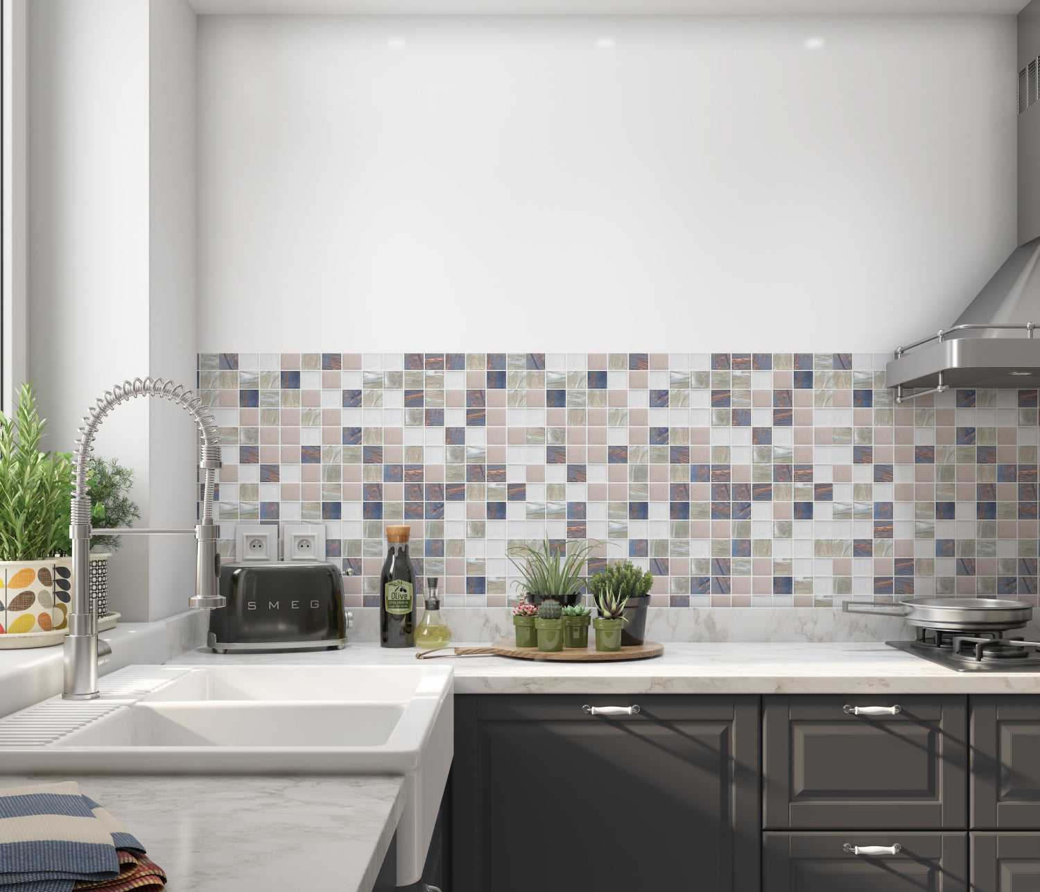 Küchenrückwand Fliesenoptik