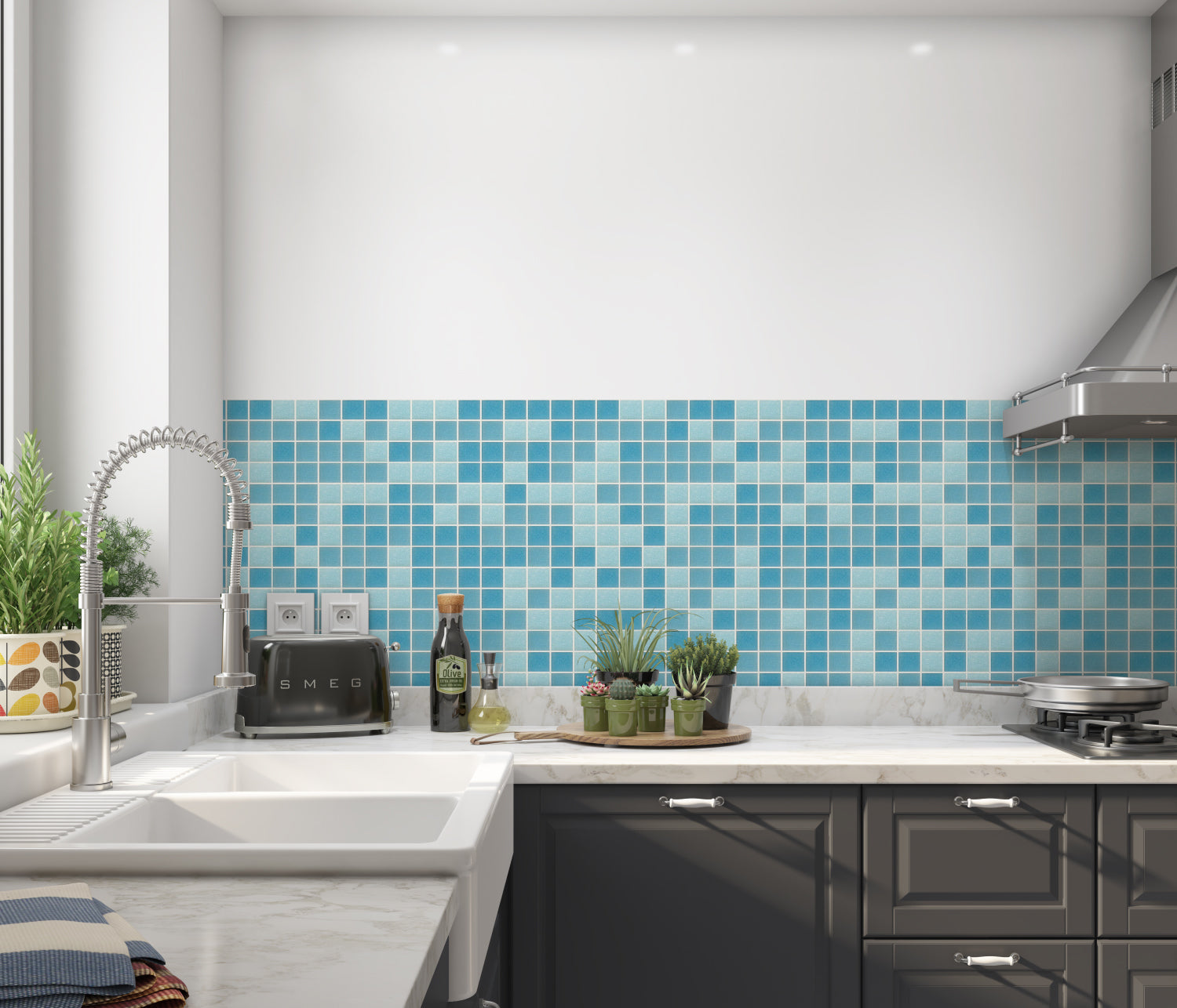 Küchenrückwand Fliesenoptik