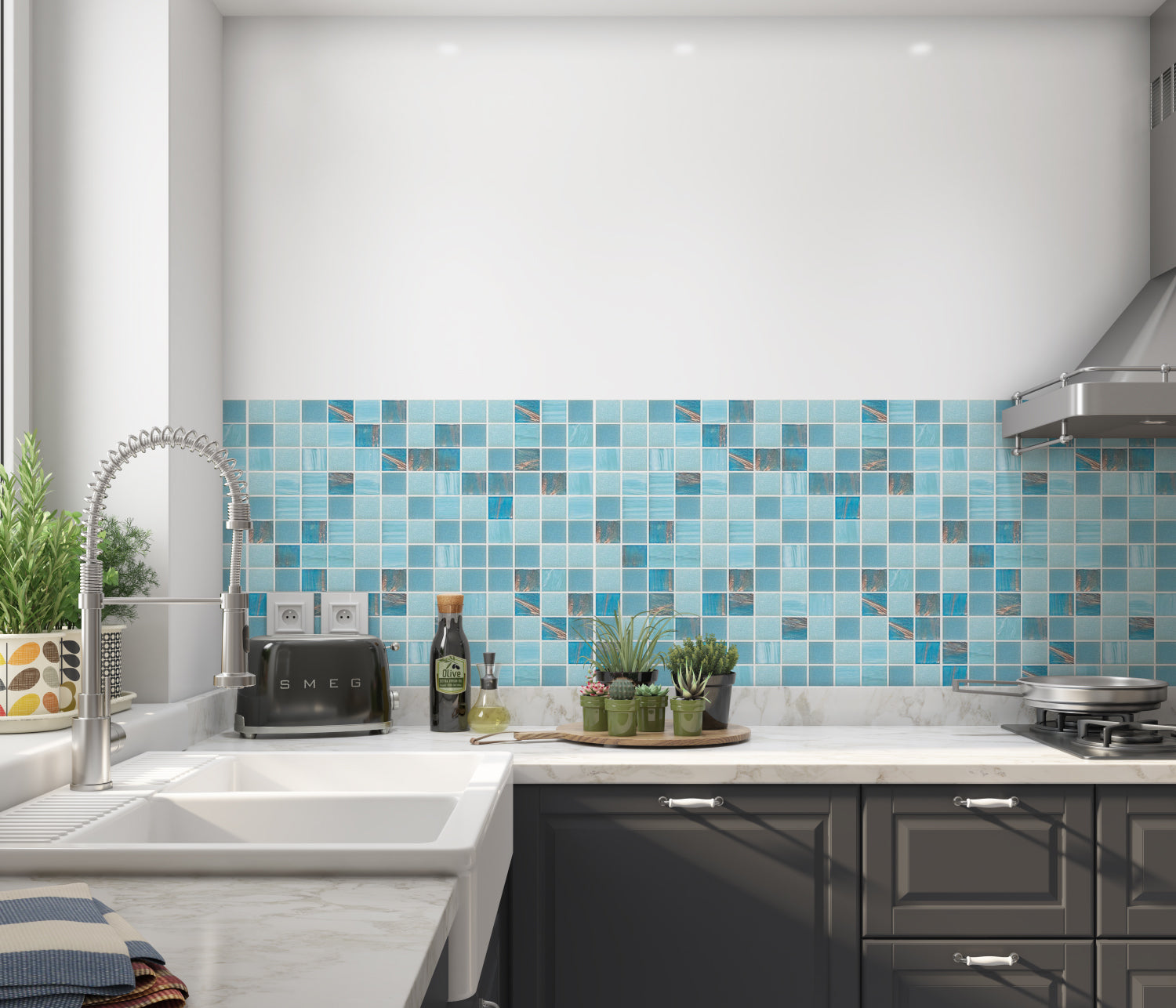 Küchenrückwand Fliesenoptik