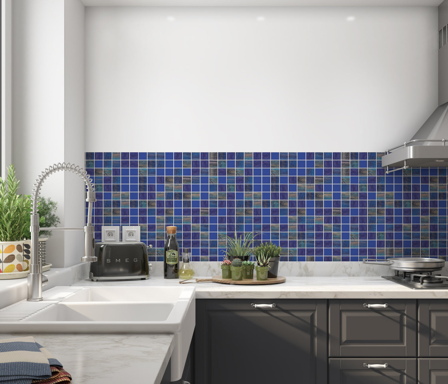 Küchenrückwand Fliesenoptik