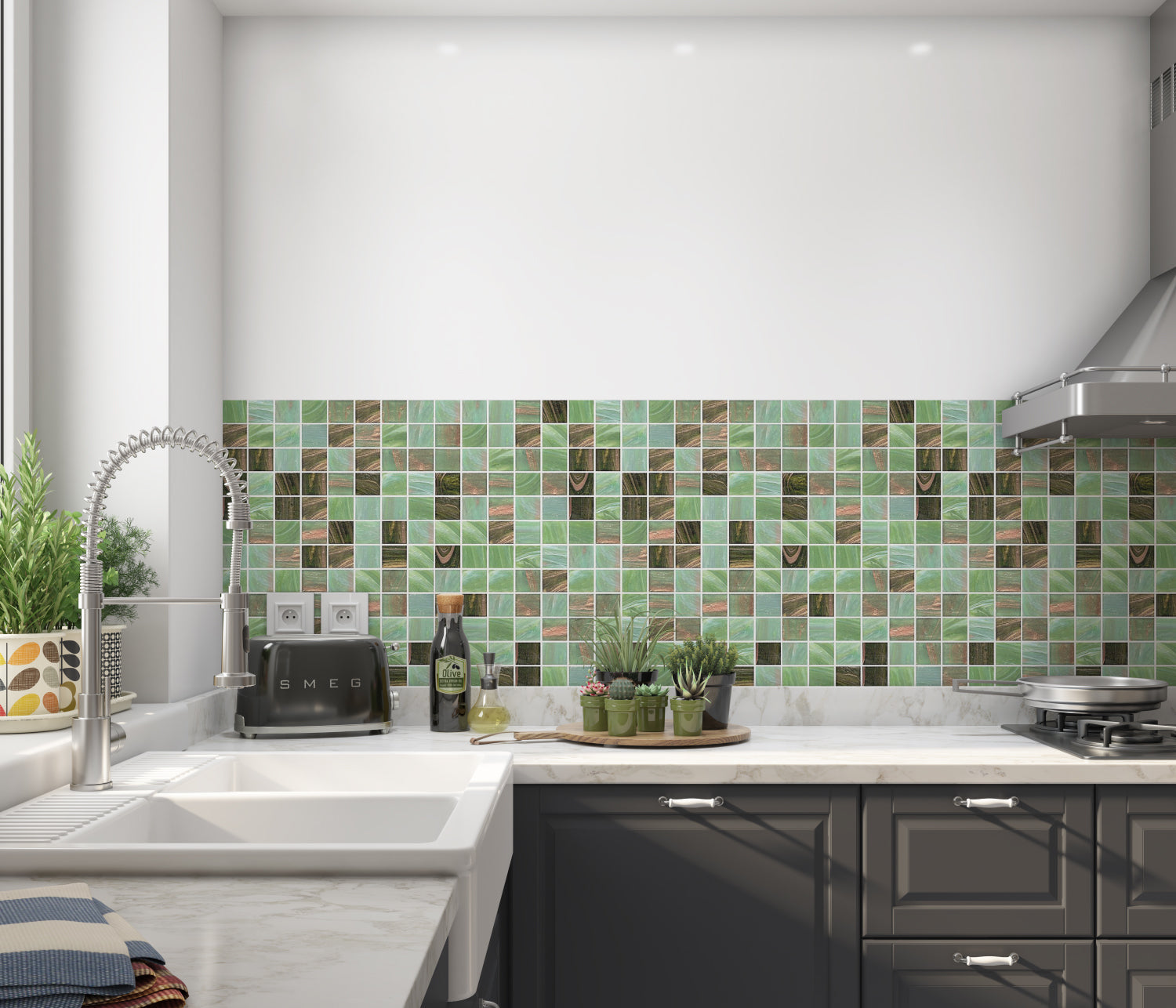 Küchenrückwand Fliesenoptik