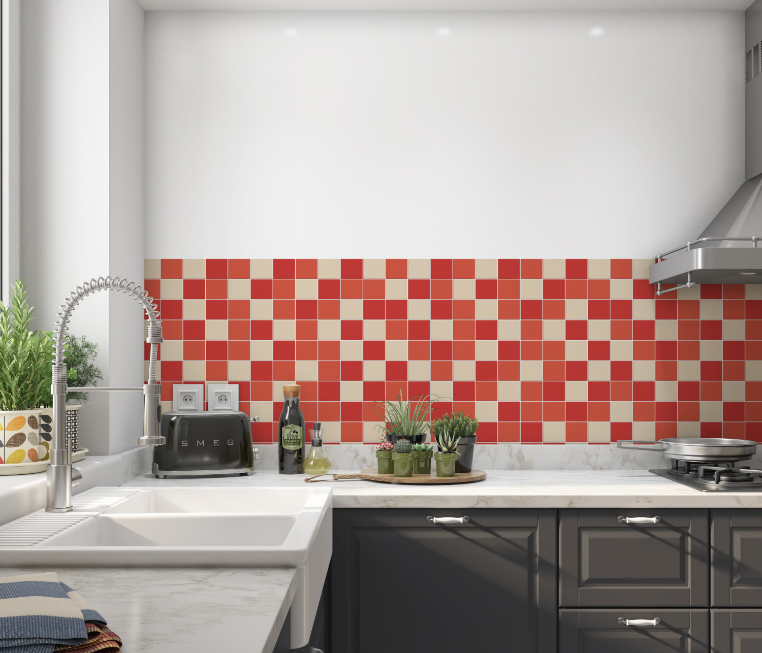 Küchenrückwand Fliesenoptik