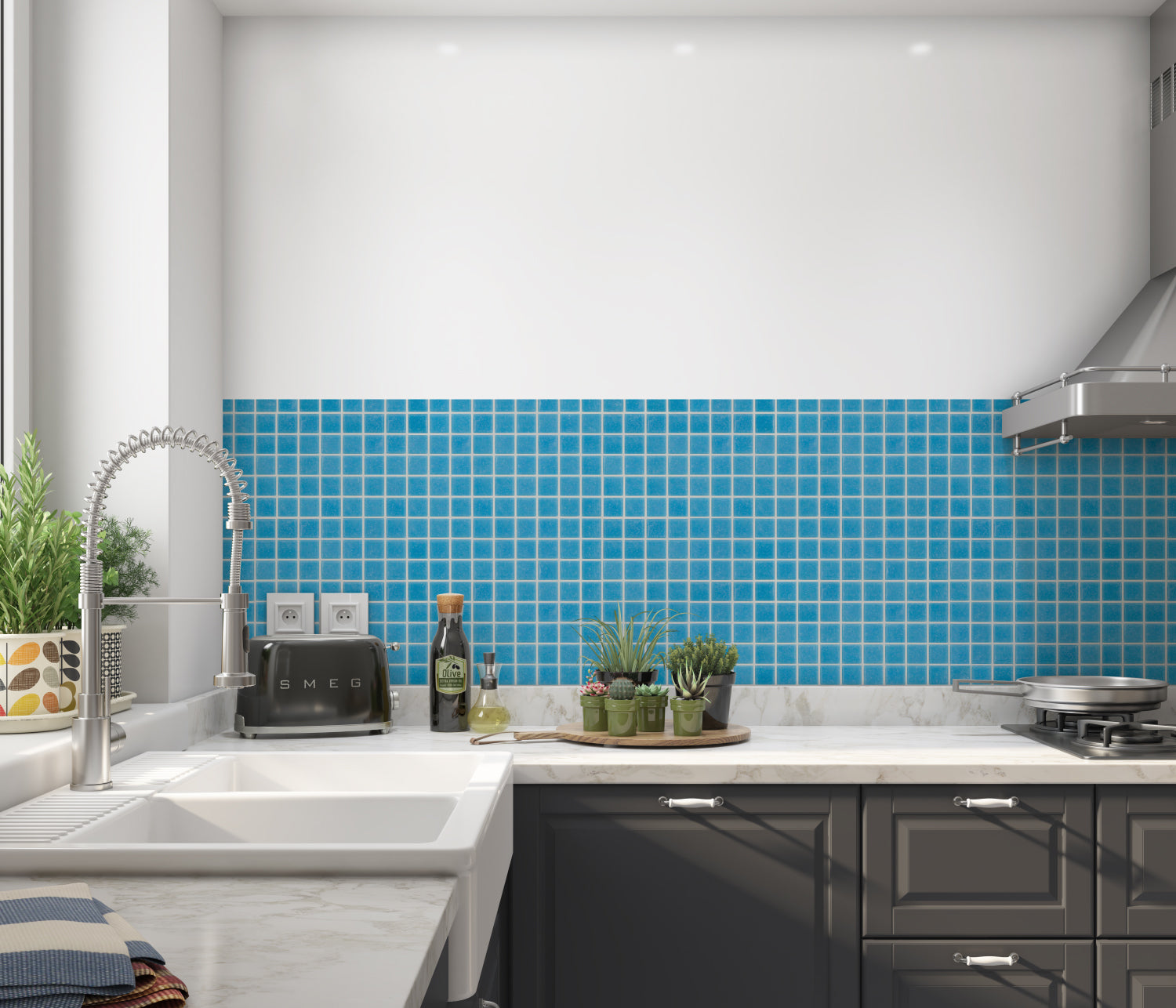 Küchenrückwand Fliesenoptik