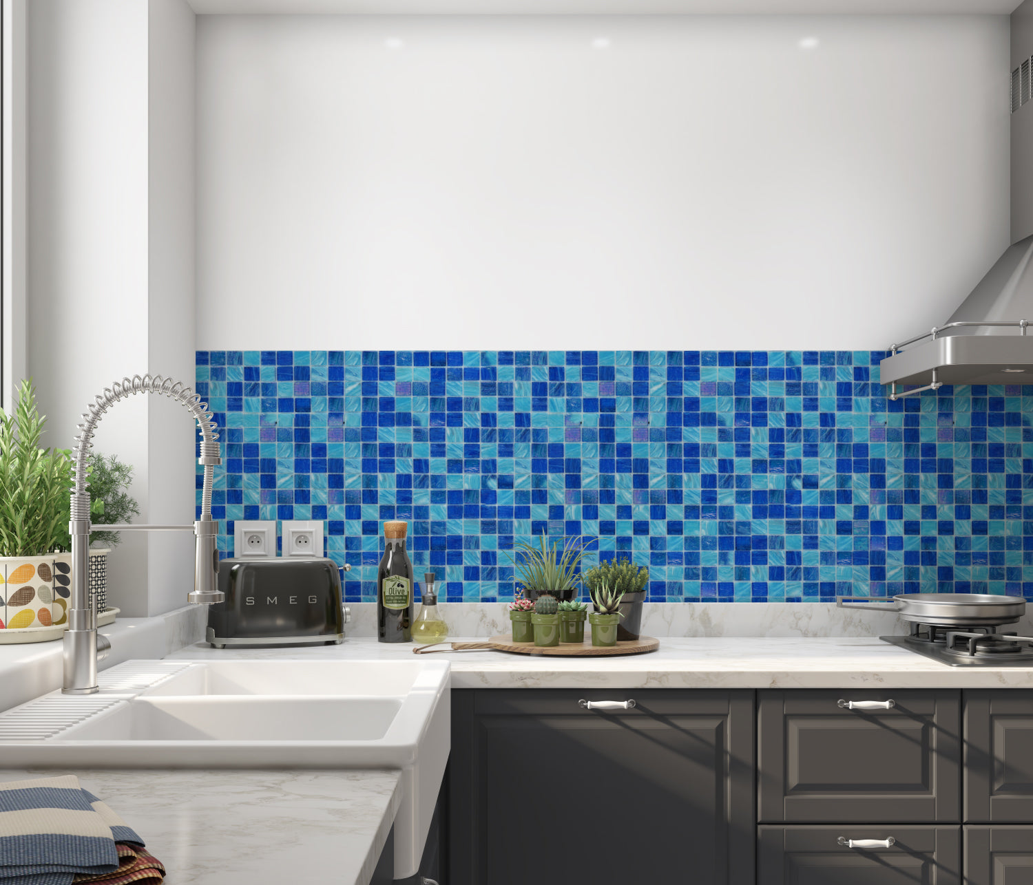 Küchenrückwand Fliesenoptik