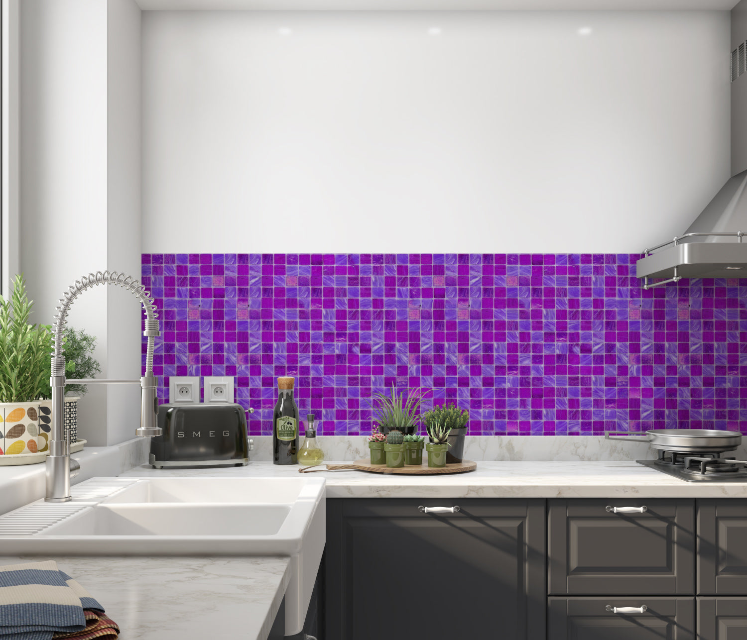 Küchenrückwand Fliesenoptik