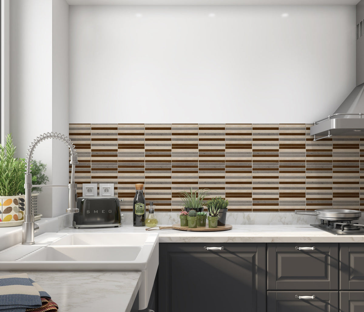 Küchenrückwand Fliesenoptik