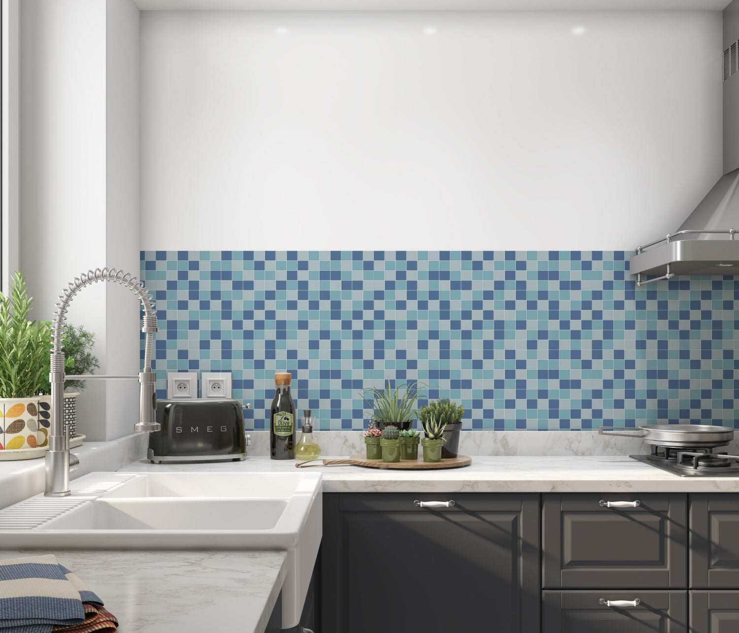 Küchenrückwand Fliesenoptik