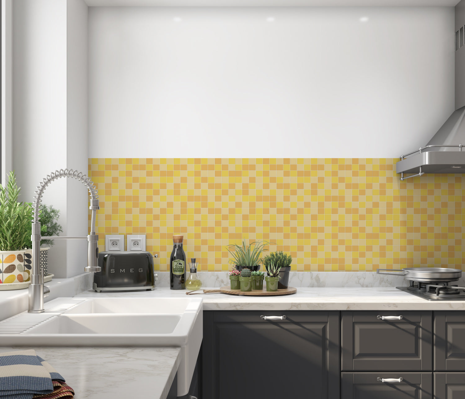 Küchenrückwand Fliesenoptik