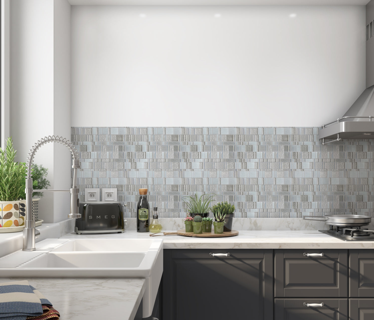 Küchenrückwand Fliesenoptik