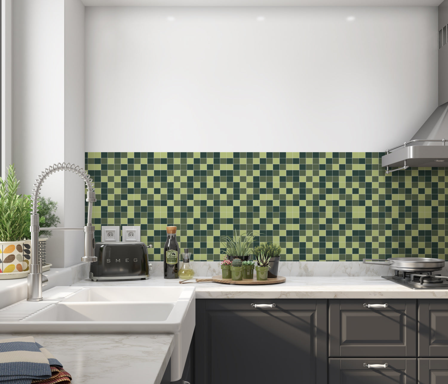 Küchenrückwand Fliesenoptik