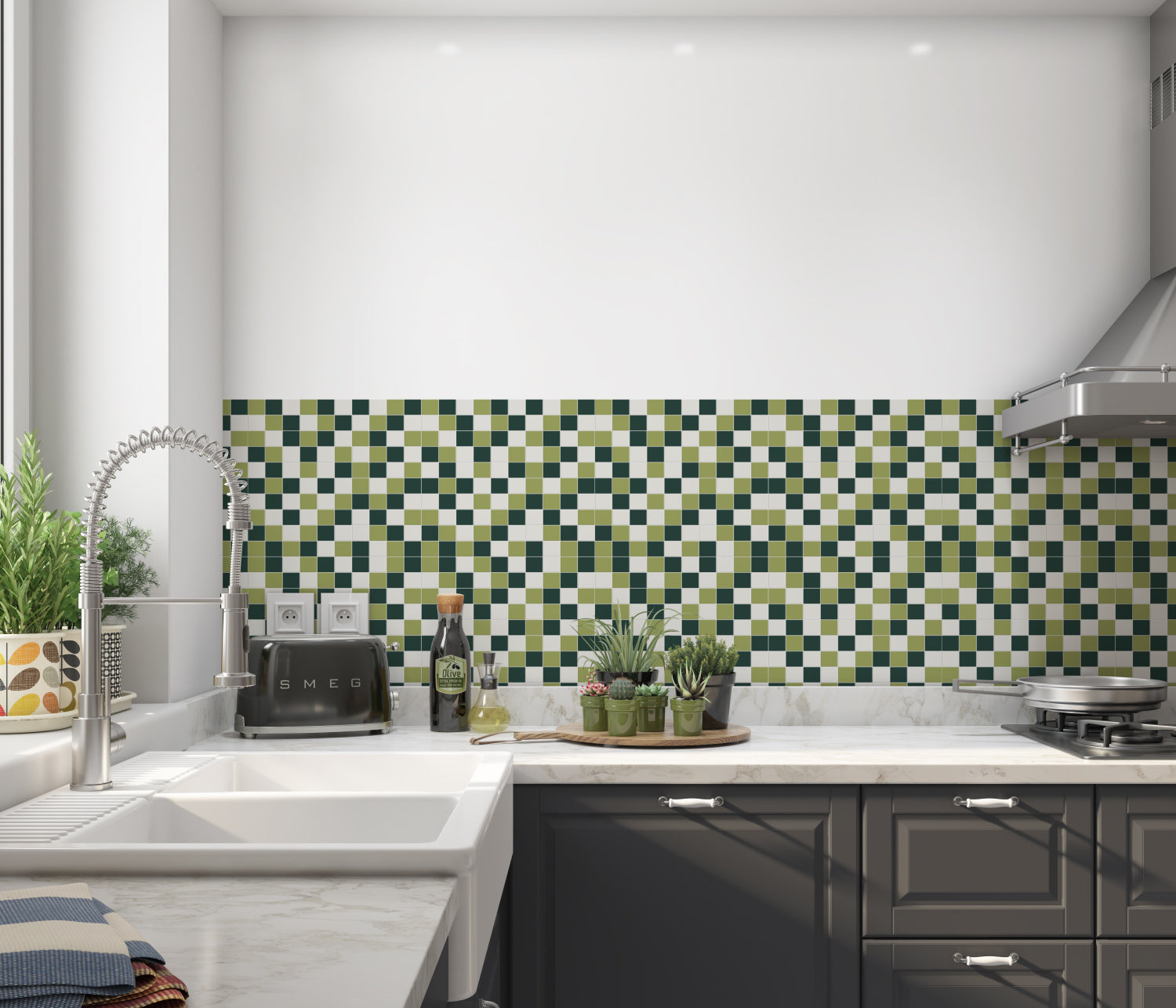 Küchenrückwand Fliesenoptik