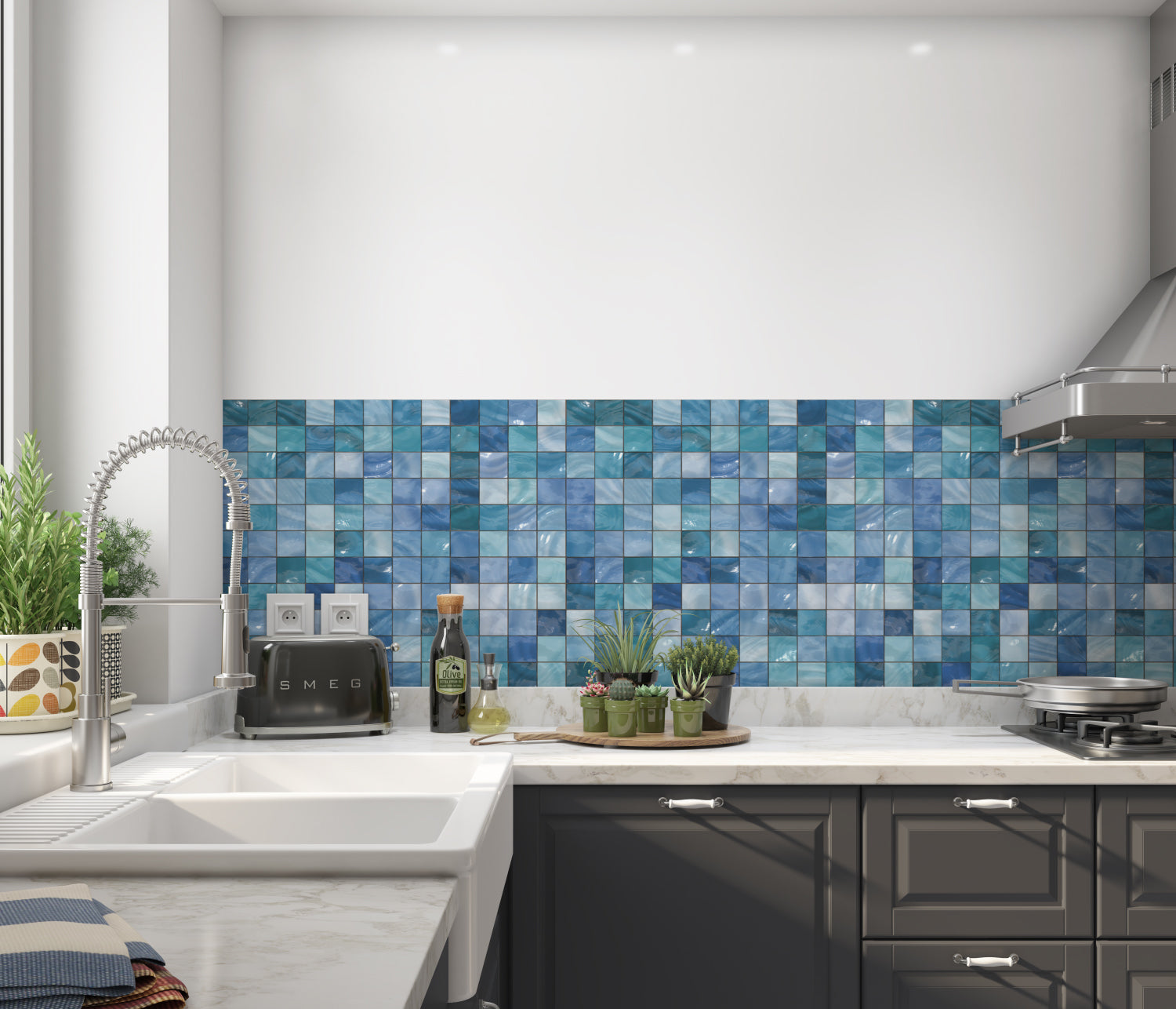 Küchenrückwand Fliesenoptik