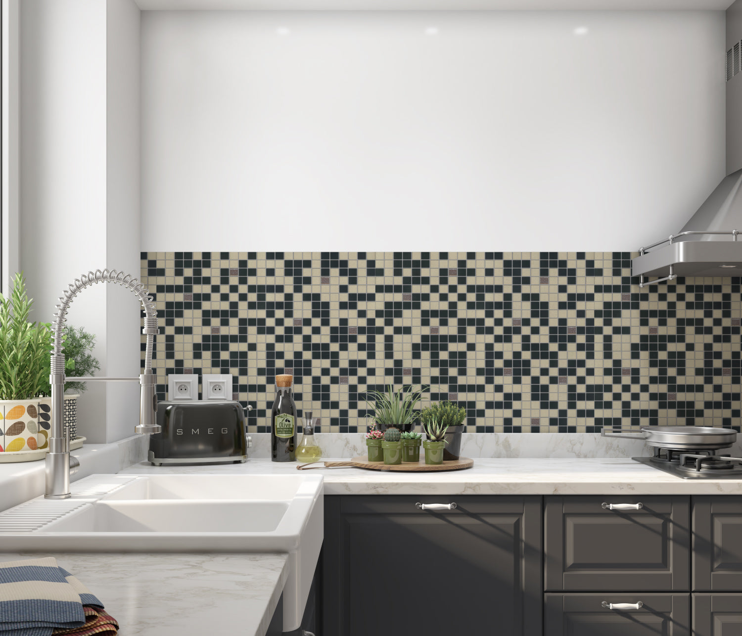 Küchenrückwand Fliesenoptik