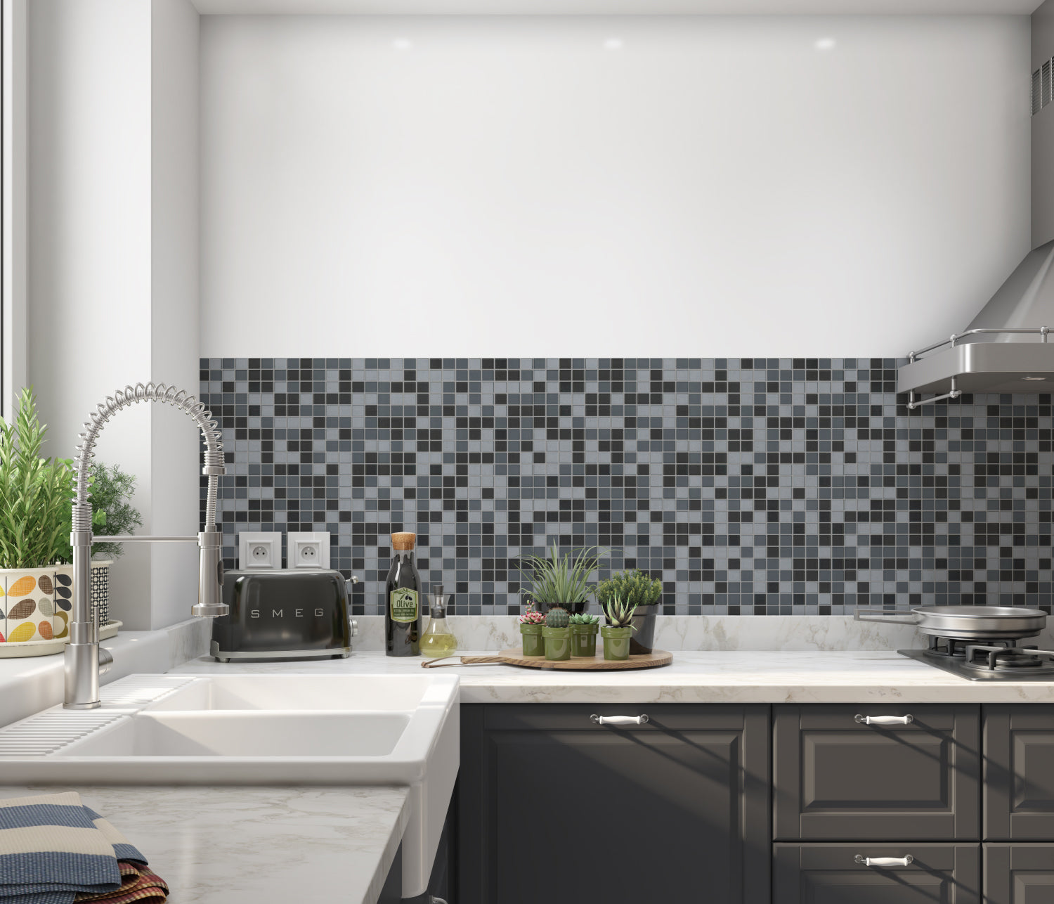 Küchenrückwand Fliesenoptik