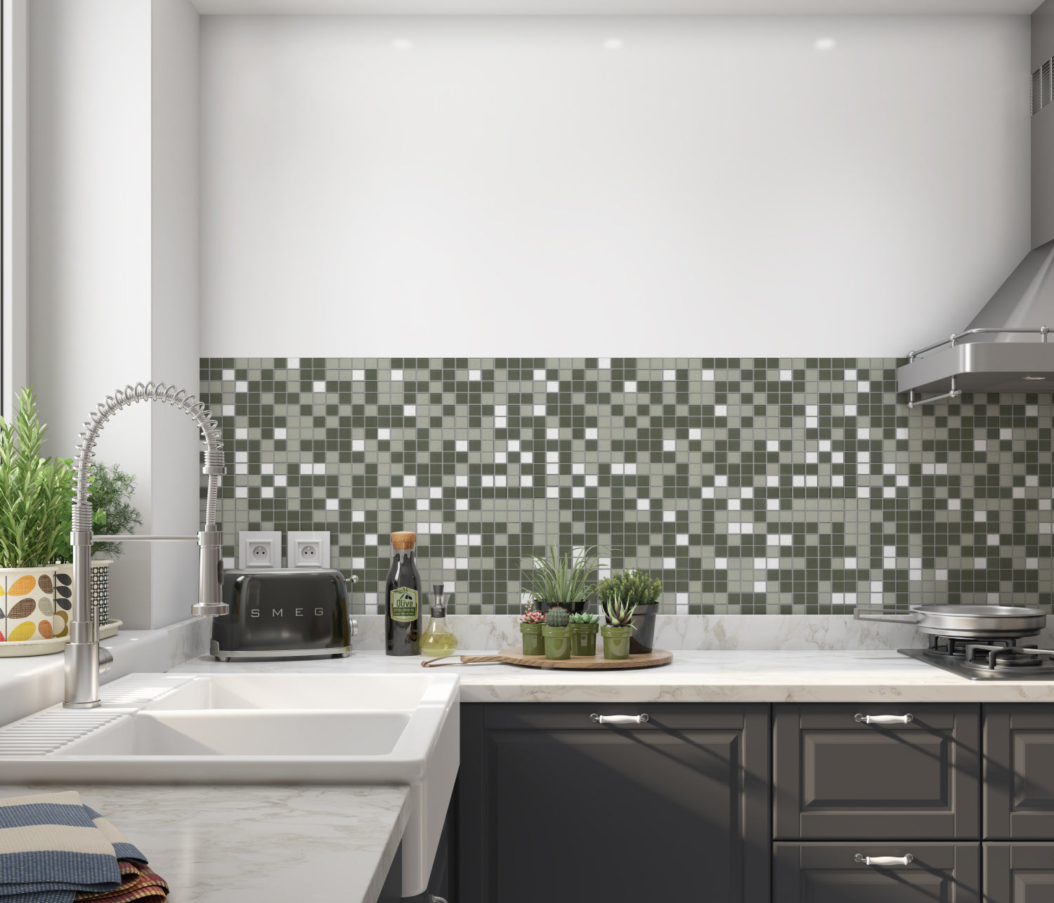 Küchenrückwand Fliesenoptik