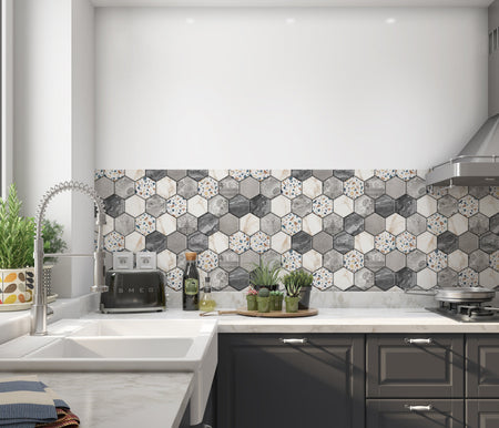 Küchenrückwand Fliesenoptik