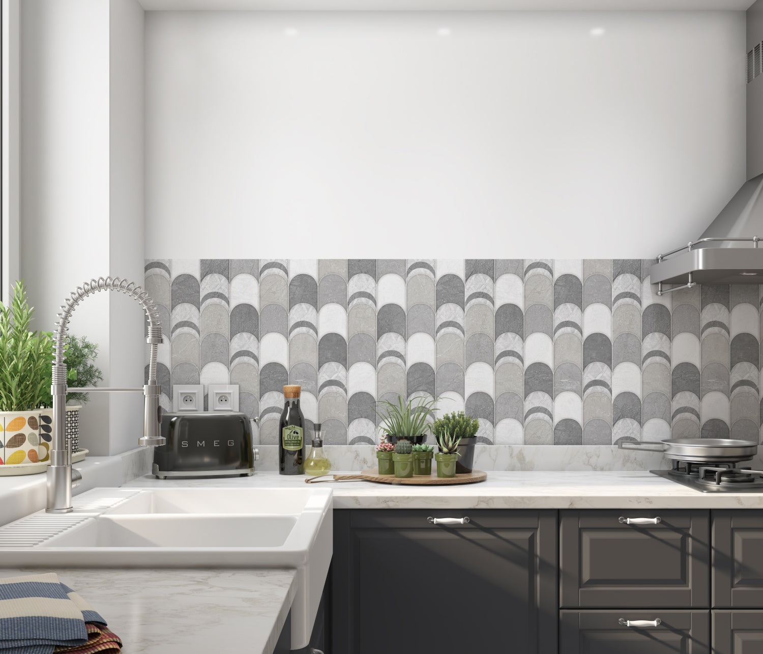 Küchenrückwand Fliesenoptik