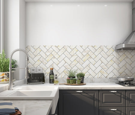 Küchenrückwand Fliesenoptik