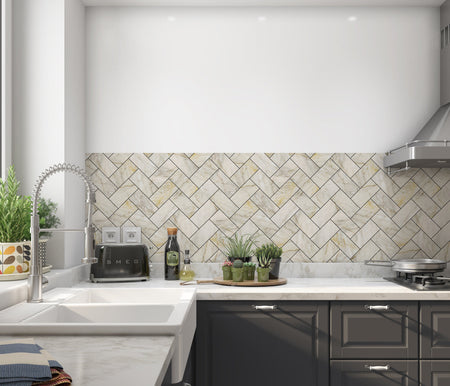 Küchenrückwand Fliesenoptik