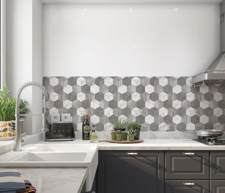 Küchenrückwand Fliesenoptik