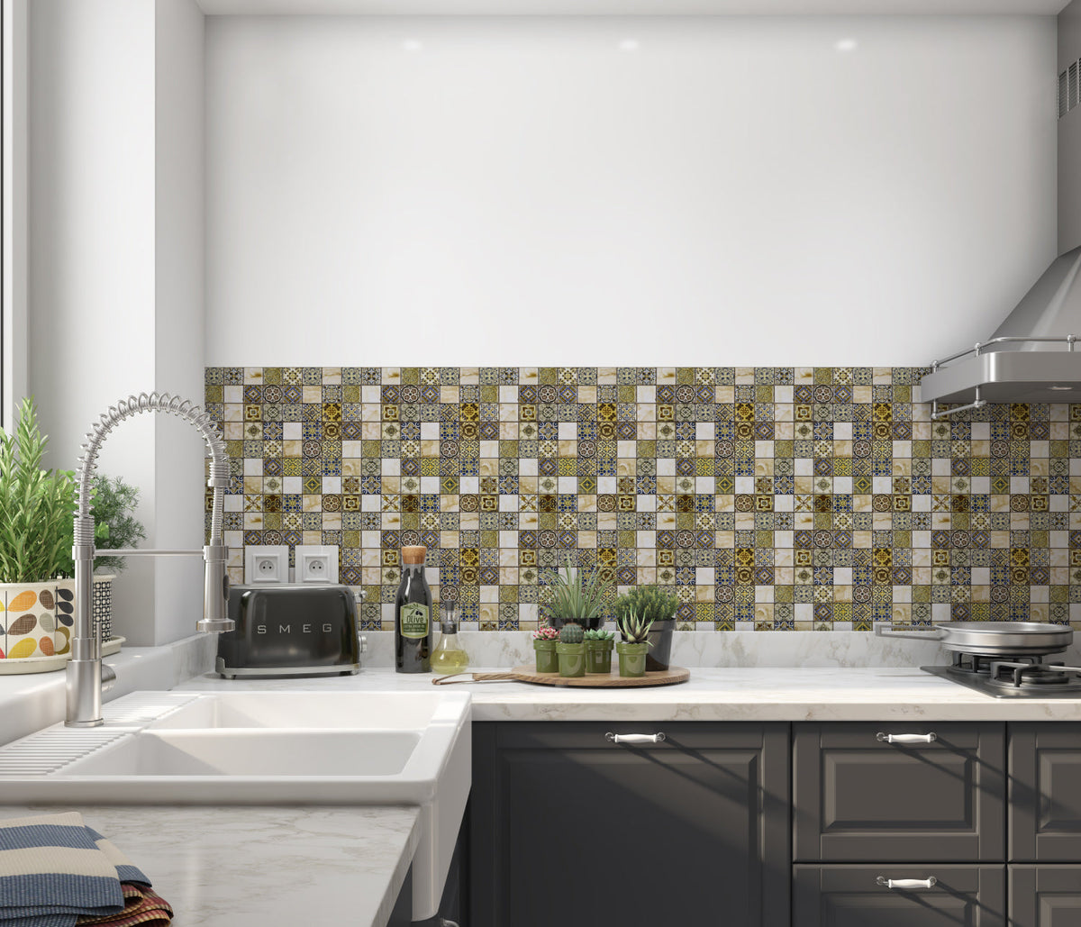 Küchenrückwand Fliesenoptik