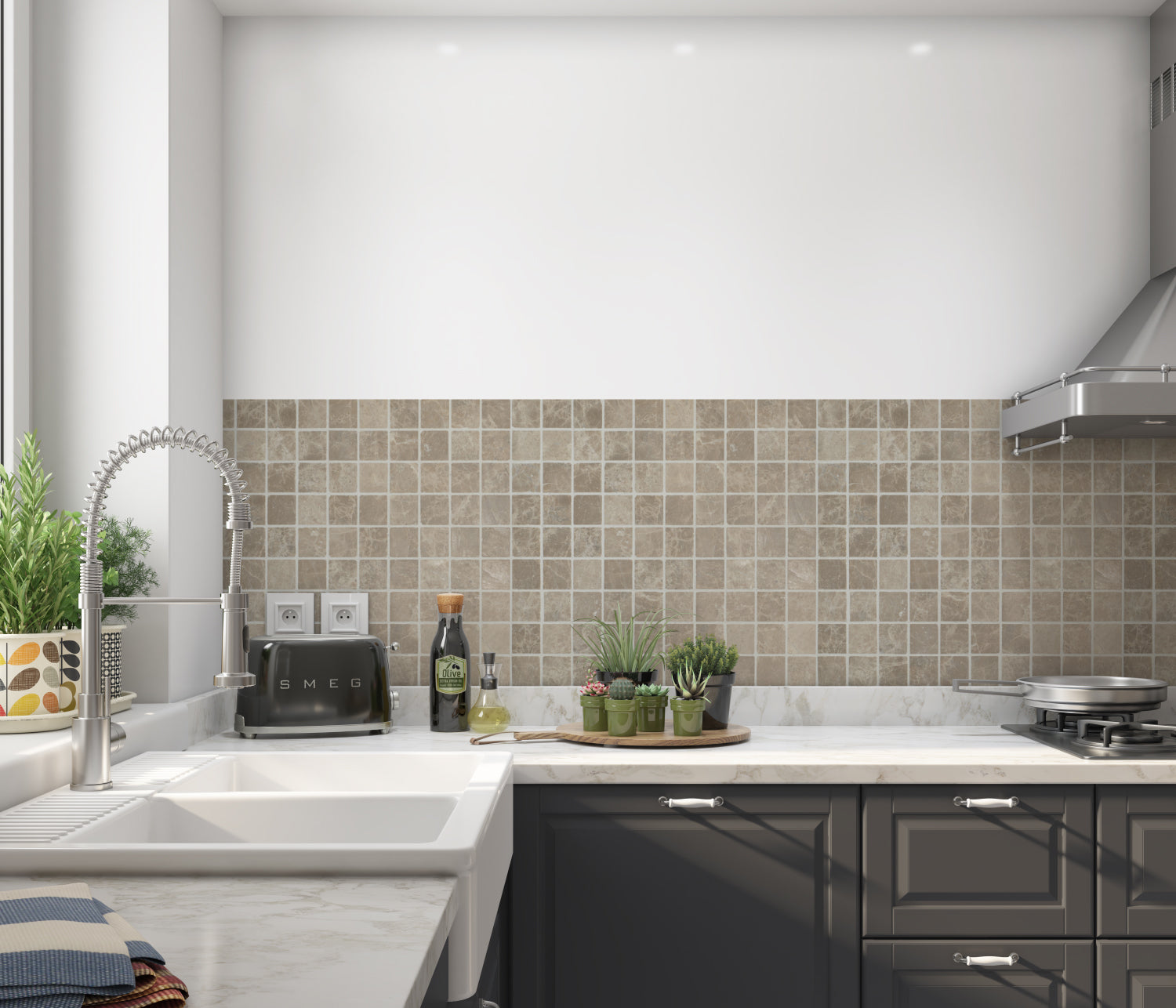 Küchenrückwand Fliesenoptik