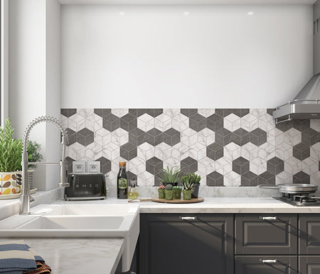 Küchenrückwand Fliesenoptik