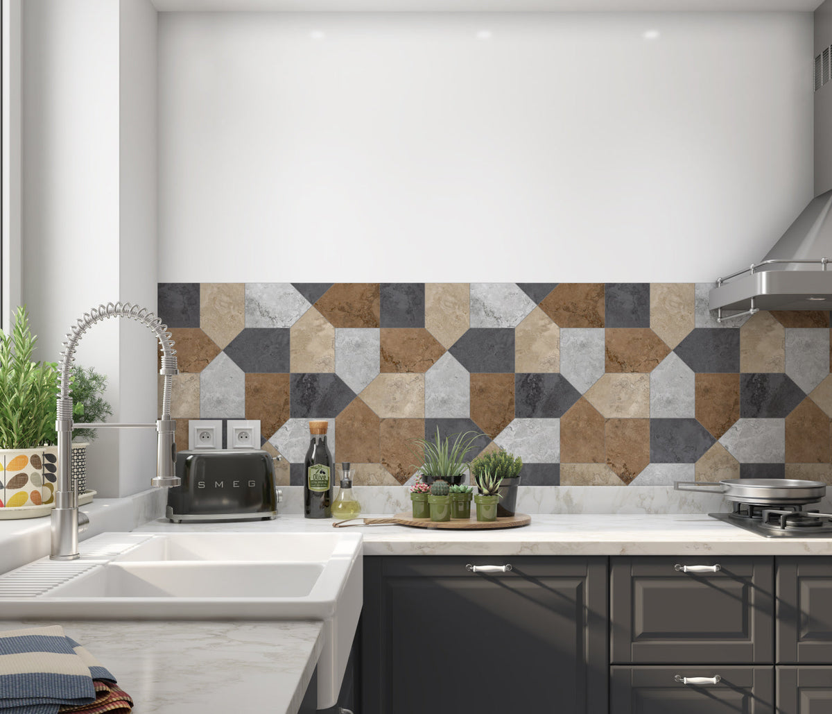 Küchenrückwand Fliesenoptik