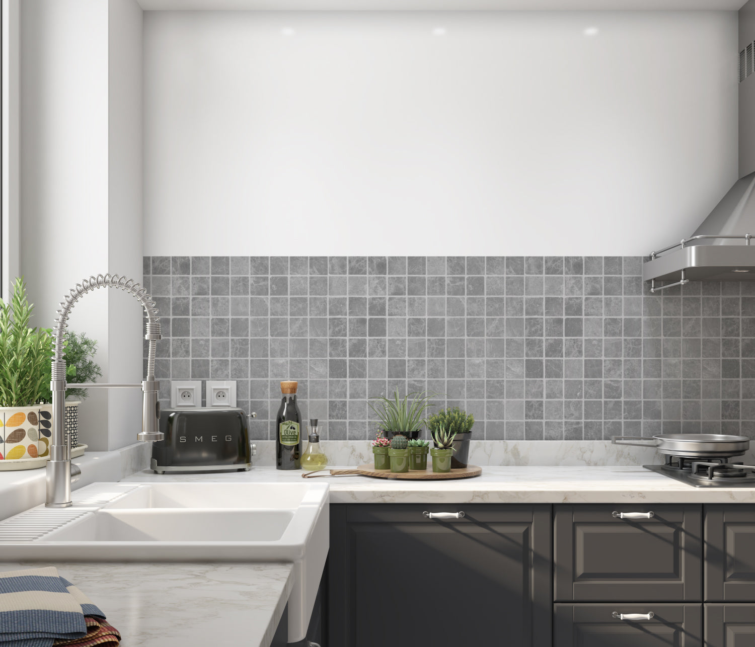 Küchenrückwand Fliesenoptik