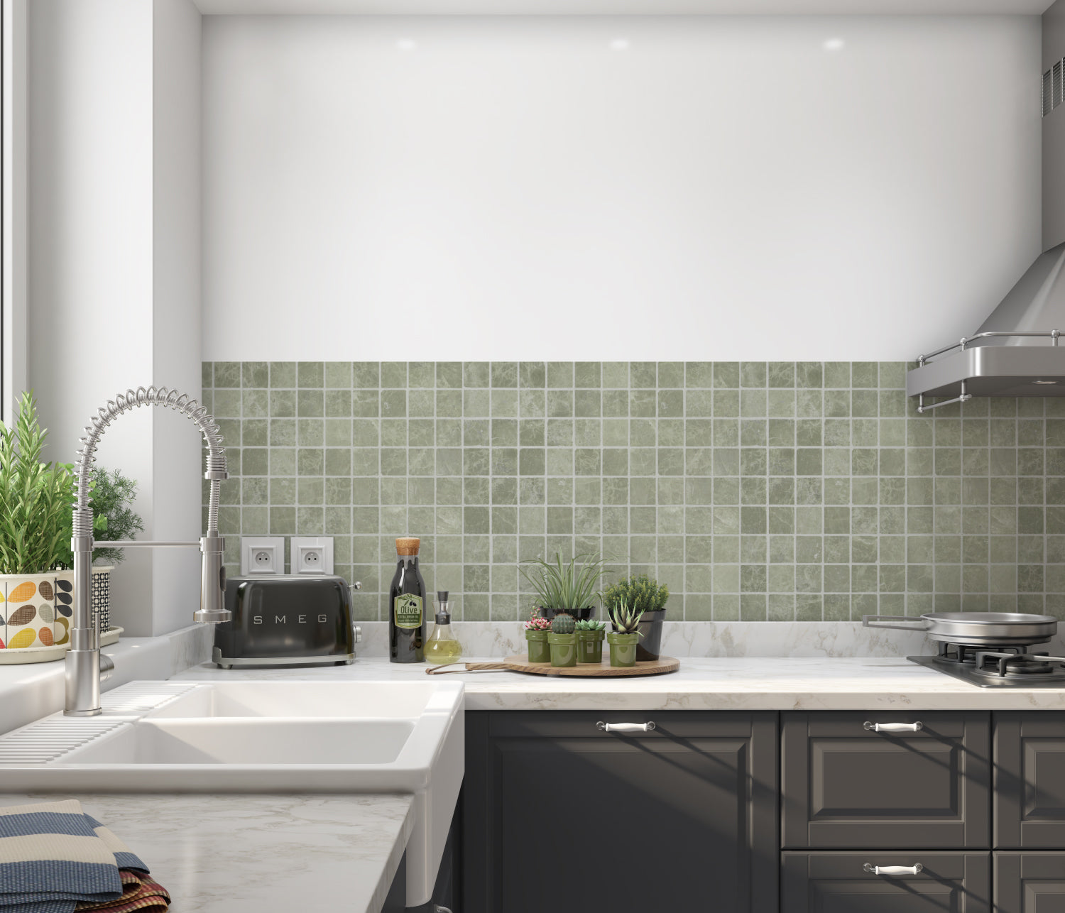 Küchenrückwand Fliesenoptik