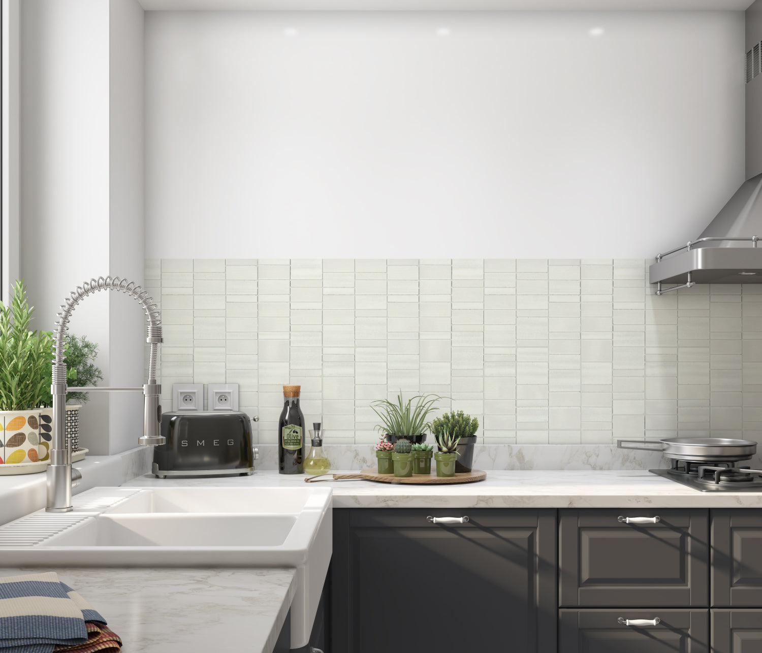 Küchenrückwand Fliesenoptik